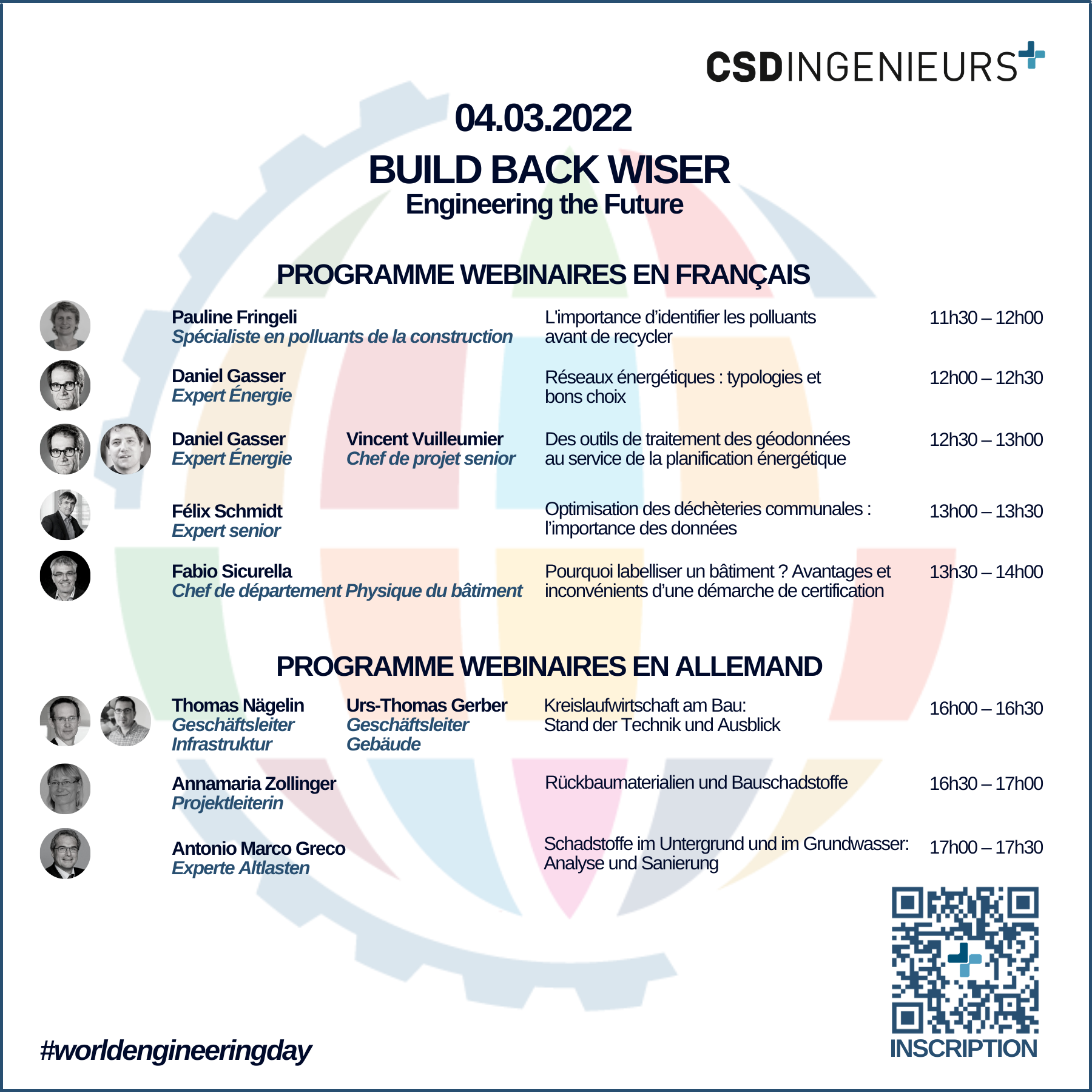 programme webinaires